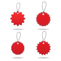 Multi-Shape Tags or Labels vector