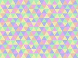 Abstract Pastel Colorful Geometric Triangle Pattern Background vector