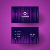 Modern Purple Pink Halftone Business Card Set vector