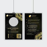 Royal Texture Personal ID Card Template