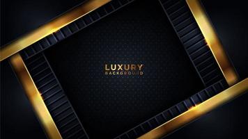 Luxury 3D Modern Dark Blue Background