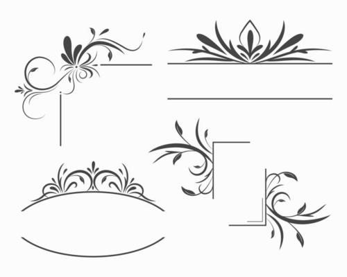 Ornamental Frames and Borders