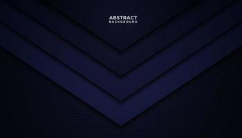 Dark Blue Abstract Triangle Layers Background vector