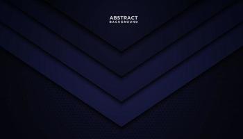 Dark Blue Abstract Triangle Layers Background vector