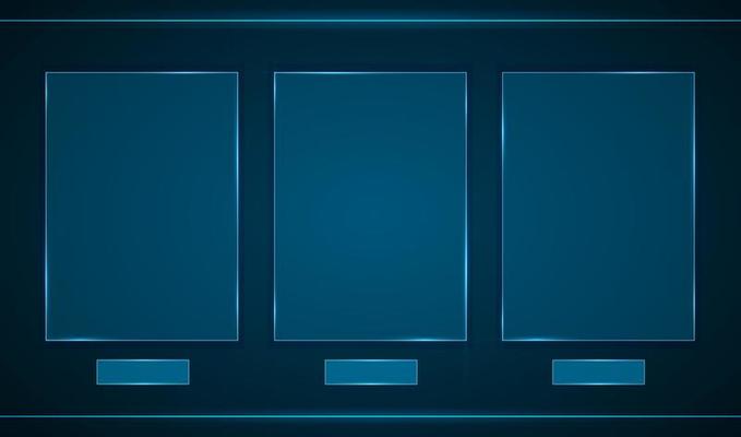 Rectangle Frame Technology HUD