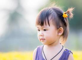 Little asian girl photo