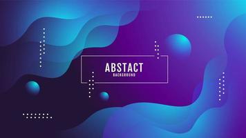 Blue Gradient Abstract Wavy Design vector