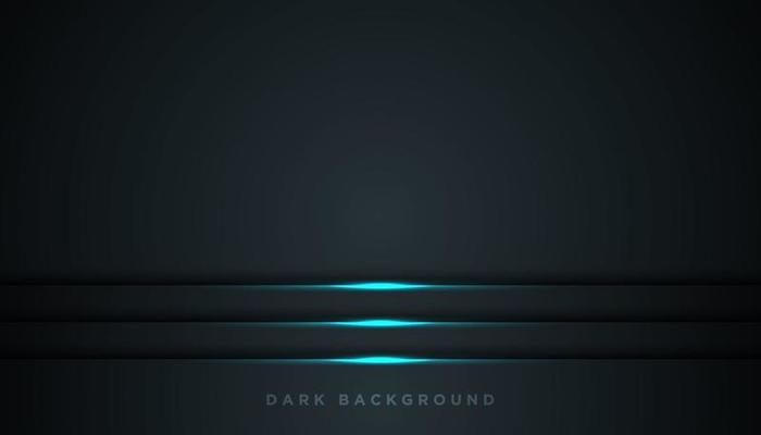 Black Background with Shining Blue Lines Across Bottom