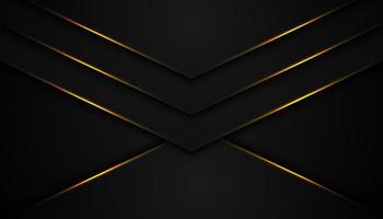 Black Abstract Background with V-Shape Layers vector