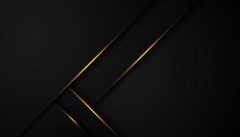 Black Abstract Background with Various Corner Layers vector