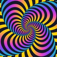 Colorful Twisted Swirls Movement Lines Background vector