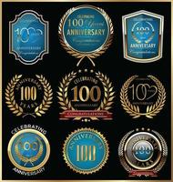 100th Anniversary Badge Templates