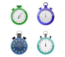 Set of Stopwatch Icons  vector