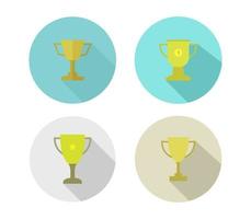 Trophy Set Icons  vector