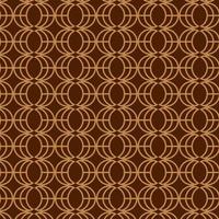 Brown Overlapping Retro Pattern Template vector