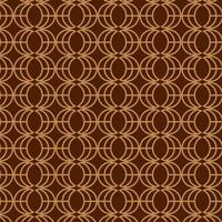 Brown Overlapping Retro Pattern Template vector