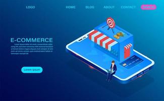 E-commerce Shopping Online Concept vector
