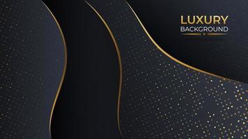 Abstract Curved Shape Luxury Background vector