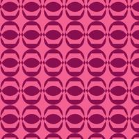 Geometric Retro Pink Pattern vector