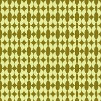  Lime Green Round Shape Retro Pattern  vector