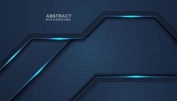 Blue Shiny Overlapping Layer Background  vector