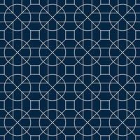 White and Blue Geometric Circle Pattern vector