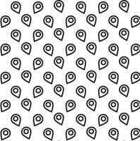 Location icon pattern vector