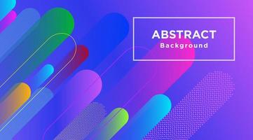 Colorful Background with Multiple Rounded Stripes vector