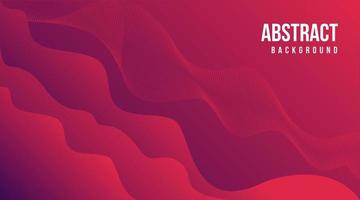 Waving Liquid Shape Background in Red Tones vector