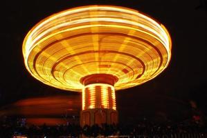 Ferris wheel in motion photo