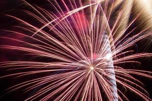 Fireworks close up