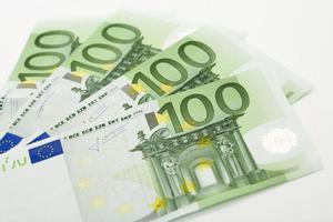 billetes de euro, de cerca