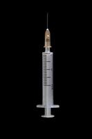 Close-up of syringe photo