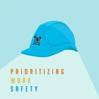 casco laboral con prioridad de seguridad laboral