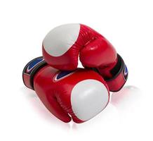 Red boxer gloves isolated photo