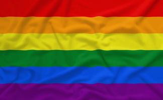 Rainbow gay pride flag photo