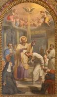 roma - el bautismo de st. augustine ad hl. ambrosio