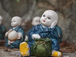 Little monk figurines photo