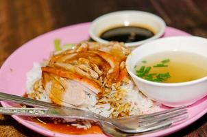 Duck with Rice Table photo