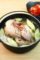 Samgyetang/ Korean chicken soup photo