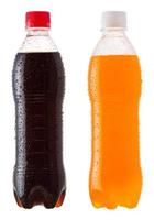 different bottles of soda