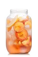 Peach lemonade jar photo