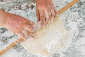 Preparation of Dough for Baklava photo