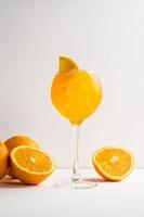 Orange cocktail photo