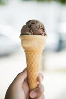 ice Cream Cone chocolate flavor photo