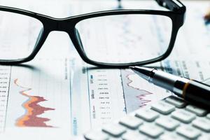 análisis contables y gráficos de contabilidad financiera