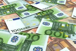 Money background from many Euro