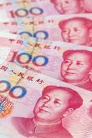 China yuan dinero. moneda china foto