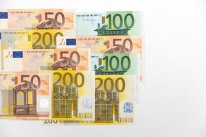 billetes en euros foto