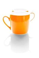 Two Orange cups photo